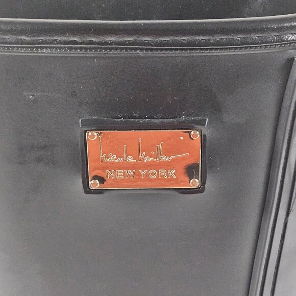 Nicole Miller New York Women's Size 9 Combat Rain Boots - Picture 4 of 7